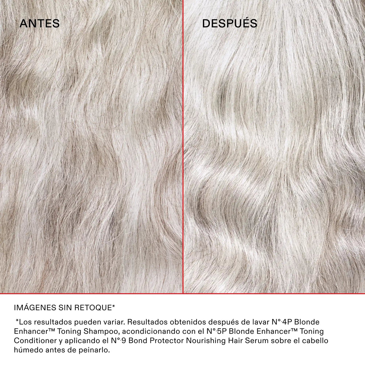 N°4P Blonde Enhancer Toning Shampoo — infografía 4