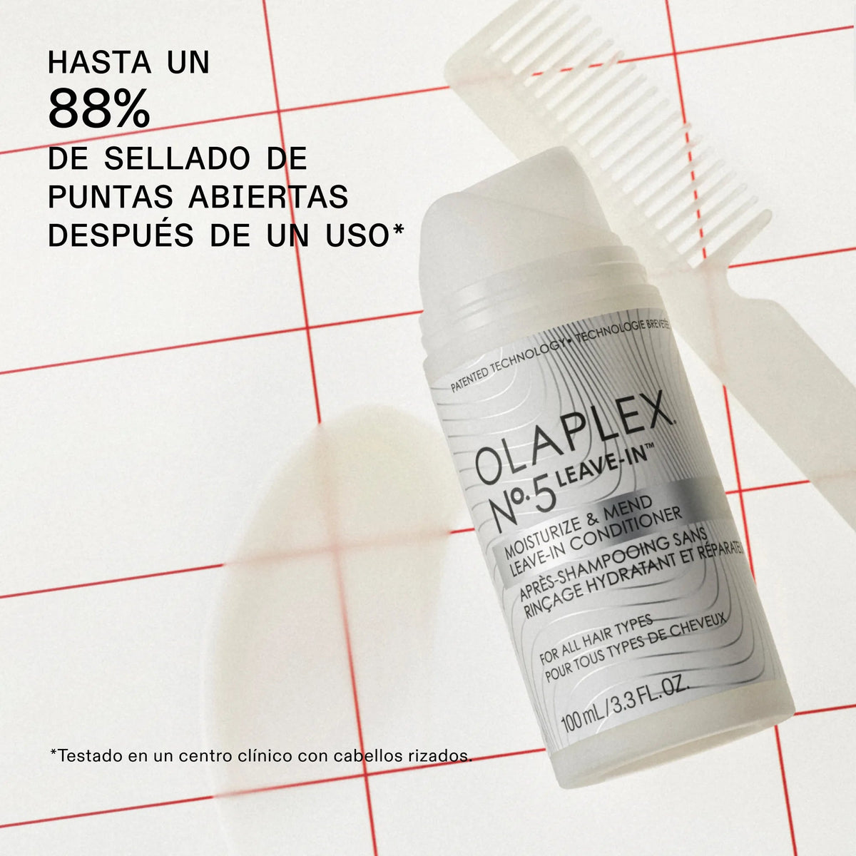 N°5 Leave-In Moisture & Mend Conditioner — infografía 2