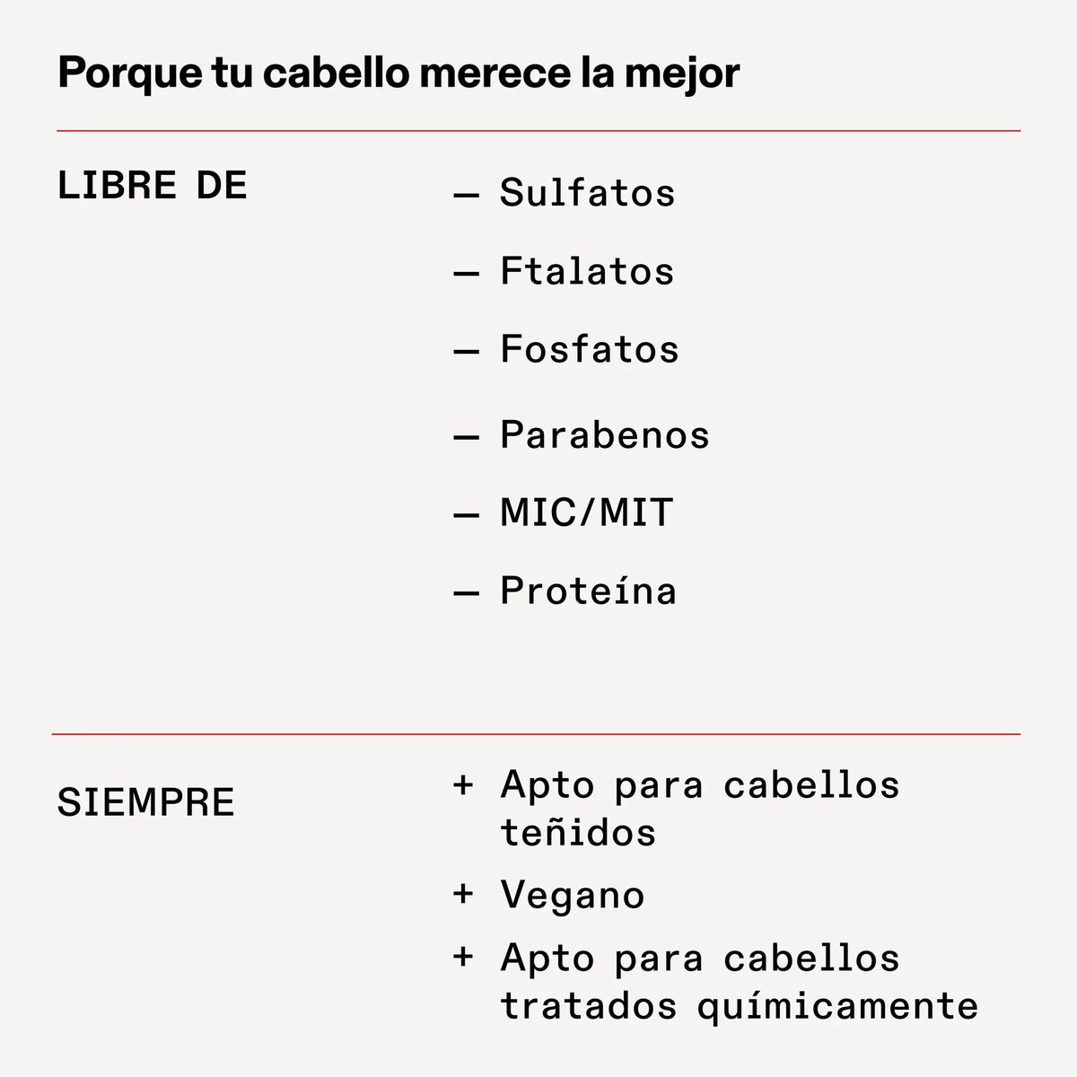 Weightless Nourishing Mask — infografía 1